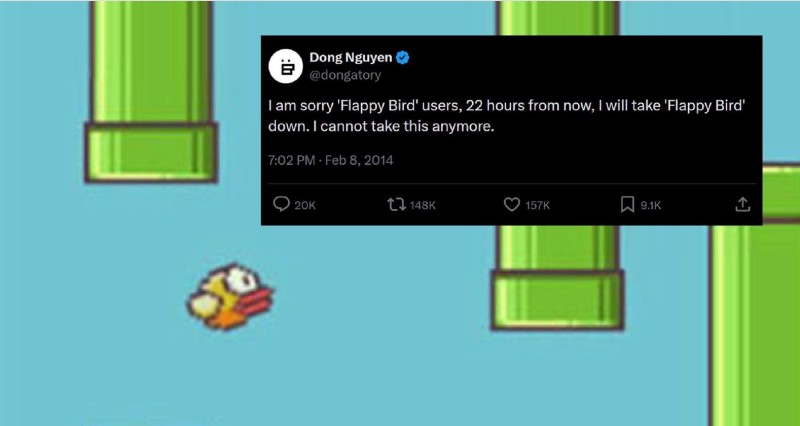 Tròn 12 năm "Flappy Bird" biến mất khỏi App Store: Bí ẩn từ một hiện tượng và quyết định khiến cả thế giới sửng sốt