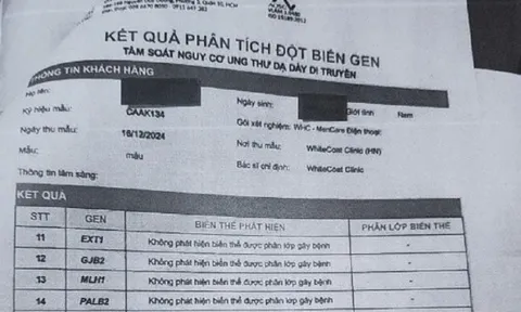 Làm rõ hành vi giả mạo kết quả xét nghiệm gen tầm soát ung thư