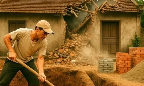 Xây nhà gây sụt lở, thiệt hại tài sản nhà hàng xóm có phải bồi thường?