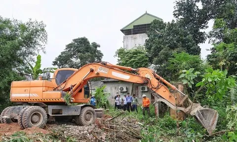 Vĩnh Phúc: Hoàn tất cuỡng chế, thu hồi gần 16ha đất cho dự án đường song song đường sắt Hà Nội - Lào Cai