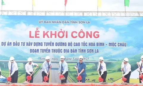 Khởi công Dự án đầu tư xây dựng tuyến đường bộ cao tốc Hòa Bình - Mộc Châu, đoạn tuyến thuộc địa bàn tỉnh Sơn La