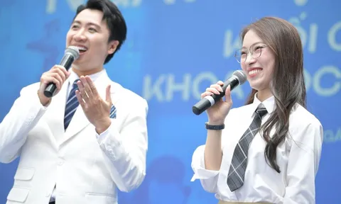 MC Khánh Vy và những chia sẻ thú vị trong Ngày hội tuyển sinh khối các ngành Khoa học và Công nghệ