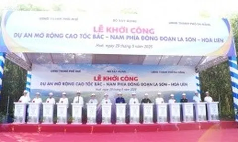 Khởi công Dự án mở rộng cao tốc Bắc Nam đoạn La Sơn - Hòa Liên