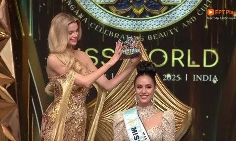 Người đẹp Thái Lan Opal Suchata đăng quang Miss World 2025
