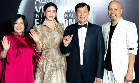 Doanh nhân Thủy Tiên, Johnathan Hạnh Nguyễn sánh đôi xem thời trang