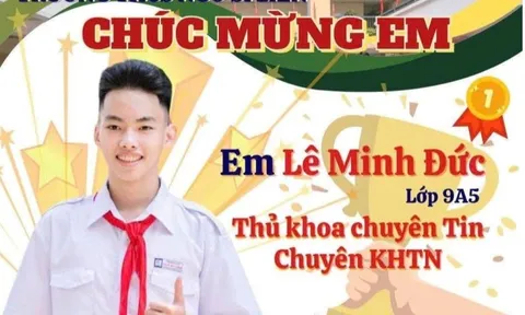 Nam sinh Thủ khoa chuyên Tin viết lời tri ân khiến thầy cô xúc động
