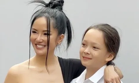 Con trai diva Hồng Nhung ở tuổi 13, cắt tóc ngắn xuất hiện như "soái ca"