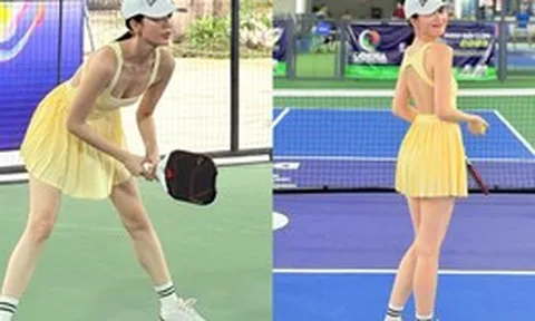 Ngọc Trinh khoe dáng nuột nà “đốt mắt” trên sân pickleball, outfit hở bạo lại gây tranh cãi dữ dội