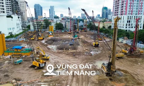 Quá nhanh: Khu đất 3 mặt tiền ở Hà Nội bỏ hoang nhiều năm lập tức thành đại công trường khi sang tay Sun Group