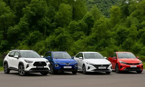 Cuộc đua doanh số ô tô Việt: Toyota bằng một nửa đối thủ, 2 'thế lực cũ' tụt dốc
